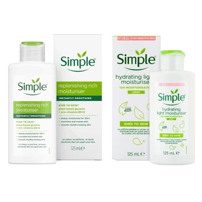 کرم آبرسان سیمپل SIMPLE – مدل LIGHT و RICH – حجم 125 میل