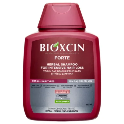 شامپو مو بیوکسین قرمز مدل فورت Forte حجم 300 میل