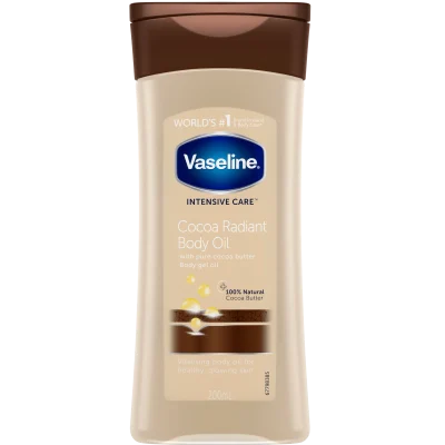 روغن بدن وازلین cocoa radiant