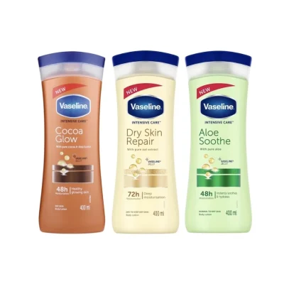 لوسیون بدن وازلین VASELINE – حجم 400 میل زرد